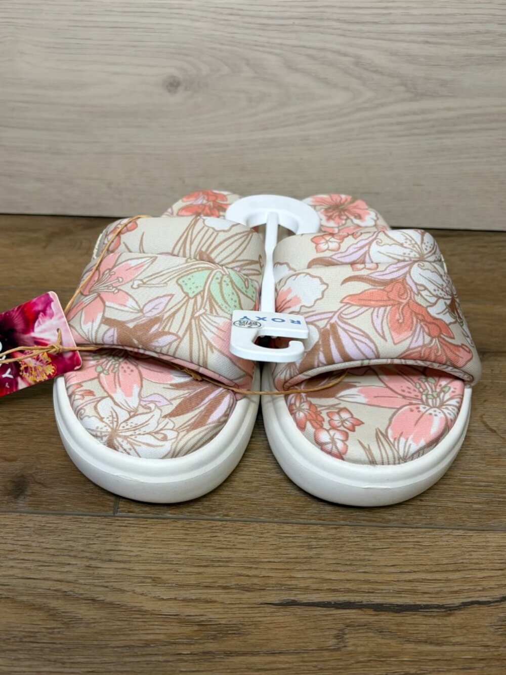 Roxy Women's Gelato Lux Slip-On Slide Sandals Pink Size 7